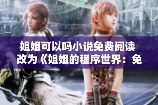 姐姐可以吗小说免费阅读 改为《姐姐的程序世界：免费畅读软件开发小说》