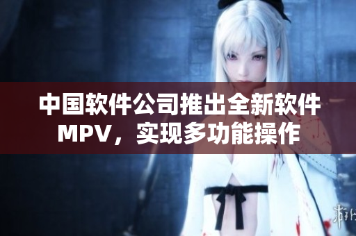 中国软件公司推出全新软件MPV，实现多功能操作
