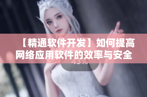 【精通软件开发】如何提高网络应用软件的效率与安全性？