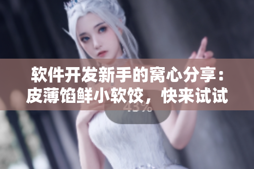 软件开发新手的窝心分享：皮薄馅鲜小软饺，快来试试吧！