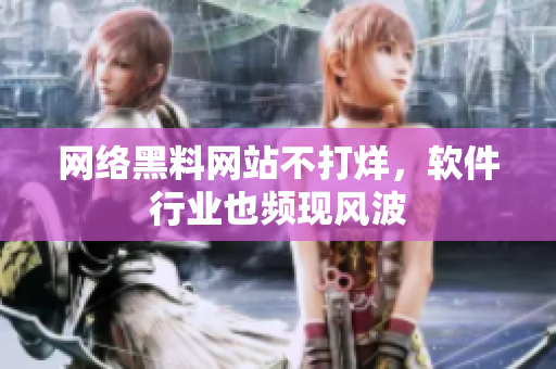 网络黑料网站不打烊，软件行业也频现风波
