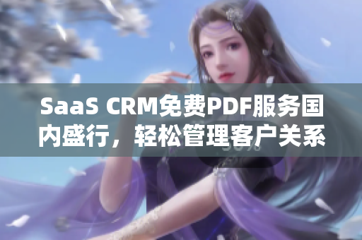 SaaS CRM免费PDF服务国内盛行，轻松管理客户关系，高效沟通利器